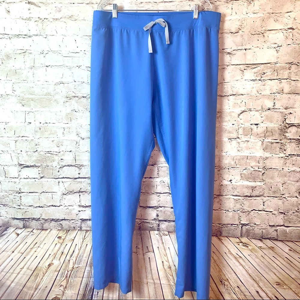 Figs Technical Collection Blue Drawstring Scrub P… - image 1